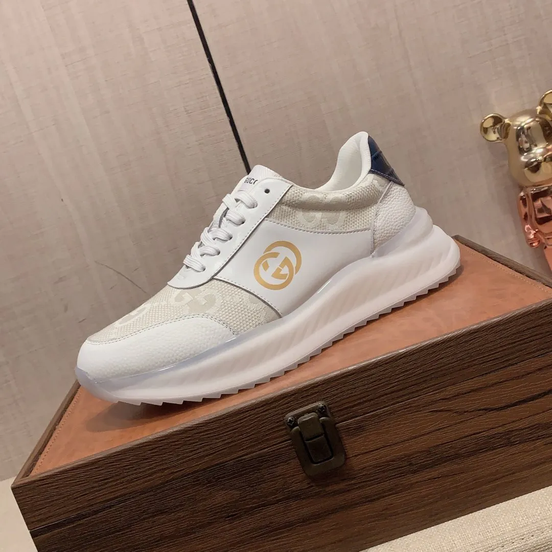 Men's men's shoes💰460💰💰🎩🎩[Lightning][Lightning] "Gucci*" The latest and most popular casual sports shoes, top brand [seduce] luxury~purchase, top~quality. [Strong] The upper is made of imported breathable cowhide with material ➕ breathable sheepskin feet (•) and fine workmanship. The original stylish and stylish soft rubber wear-resistant and non-slip outsole is light and comfortable on the feet. The real thing looks better when taken in real life. 413: code: 38-44, can be customized 45